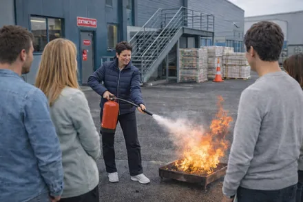 Formation sécurité incendie en entreprise – Marie² Formations Côte-d'Or